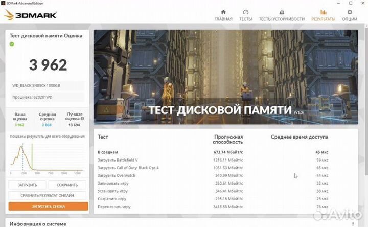 SSD WD Black SN850x 1tb, подходит для PS5