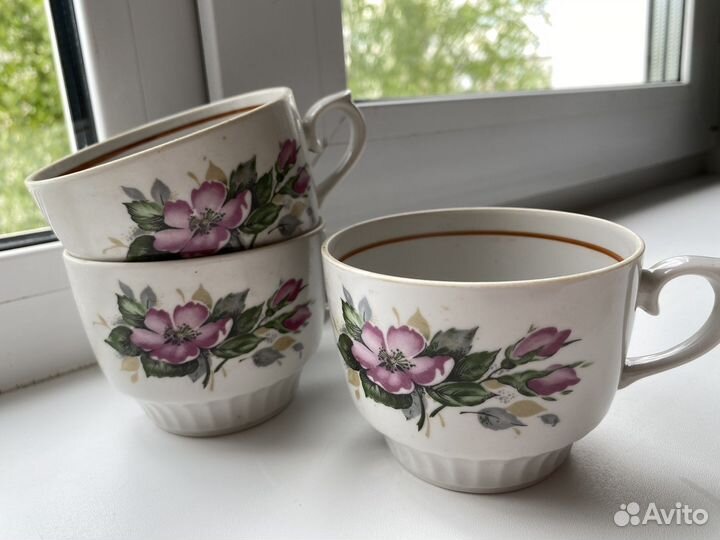 Чашки, кружки, тарелки, посуда СССР