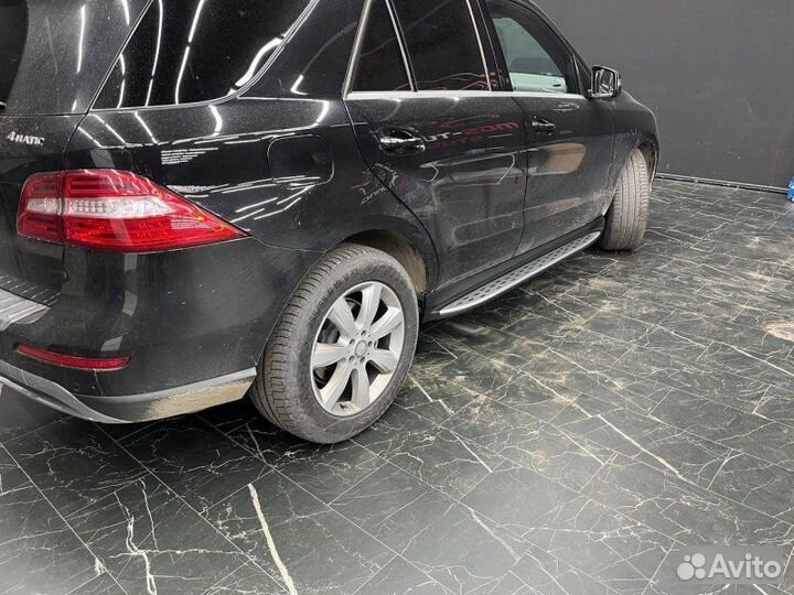 Пороги Mercedes ML W166 GLE подножки мл гле 166