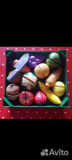 Овощи и фрукты игрушки