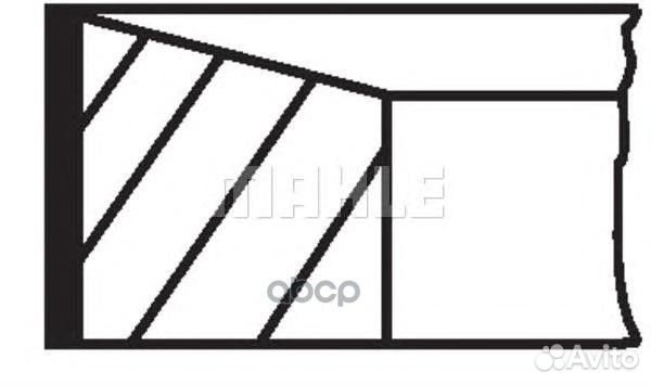 Кольца поршневые 011RS001070N0 Mahle/Knecht