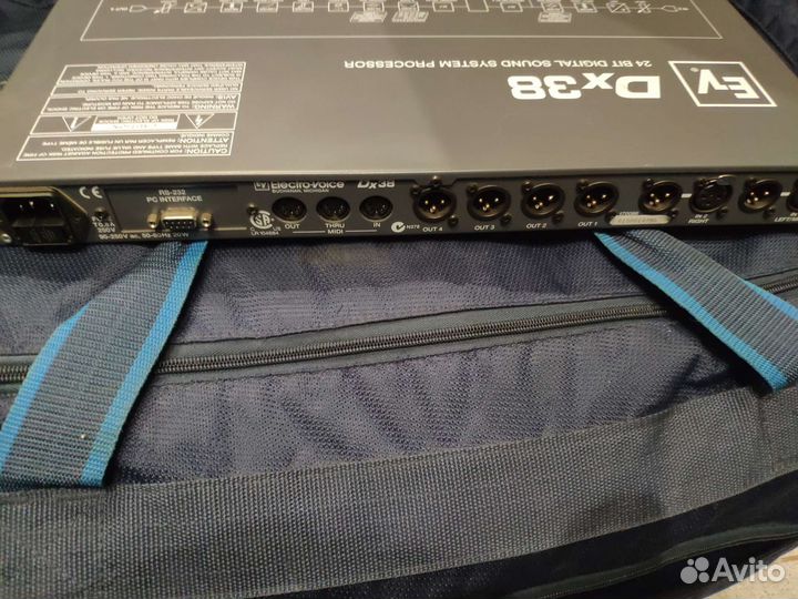 Эстрадный для концертов процесор кроссовер EV DX38