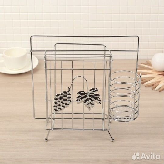 Подставка для ножей, разделочных досок и столовых