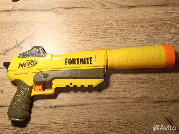 Бластер nerf fortnite