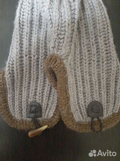 Шапка ушанка женская