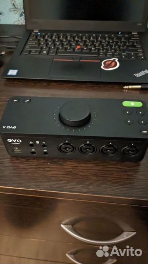 Звуковая карта audient evo 8, наушники AKG 92