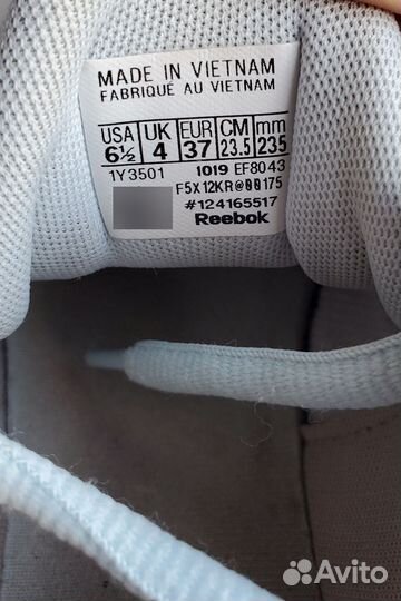 Кроссовки reebok для девочки 37 р бу