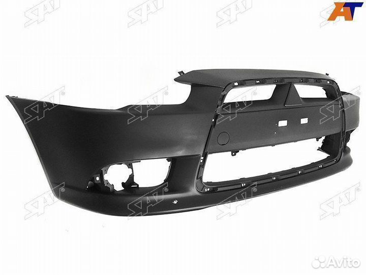 Бампер передний mitsubishi lancer X 07-15