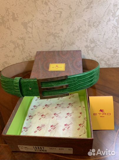 Ремень женский кожаный Etro Италия Оригинал