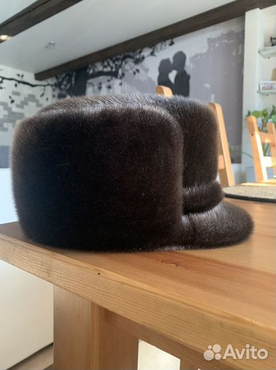 Мужская шапка из нерпы