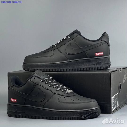 Кроссовки Nike Air Force 1 Low & Supreme (Арт.41690)