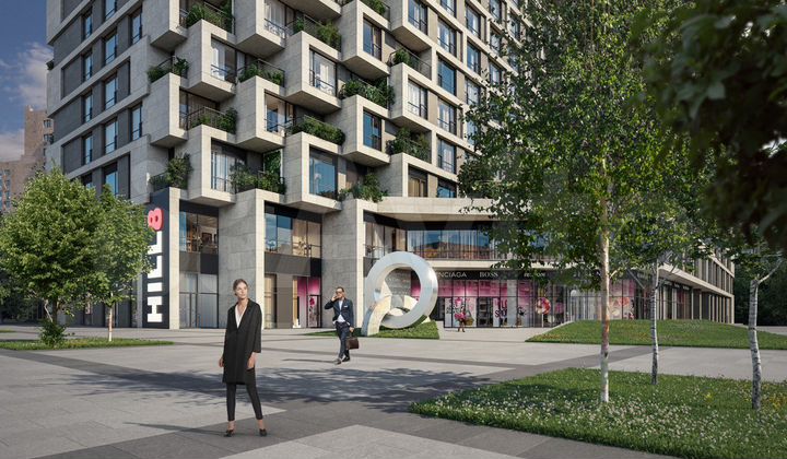 1-к. апартаменты, 74,3 м², 10/29 эт.