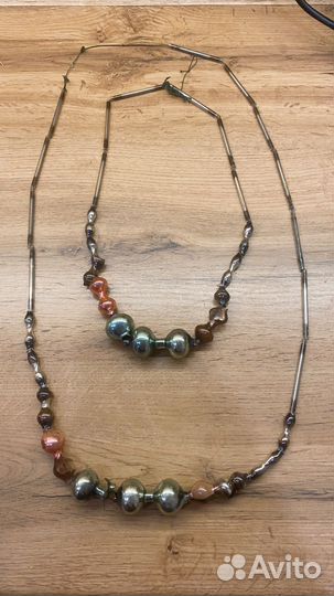 Бусы из стекляруса СССР новогодние на елку