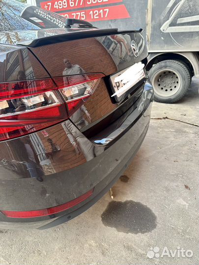 Спойлер шкода суперб