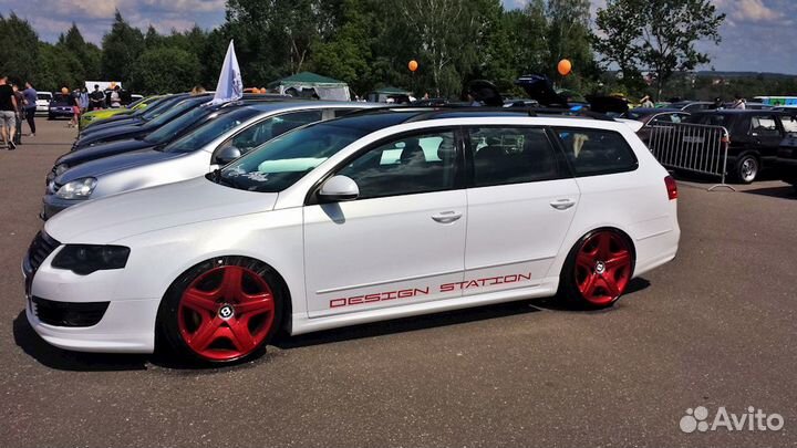 Обвес R-line Costum passat b6 Wagon