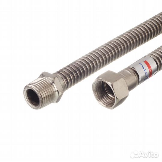 Подводка для газа сильфонная 1/2 вр(г) х 1/2 нр(ш)