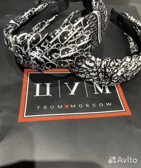 Ободок для волос Cristian Dior обруч