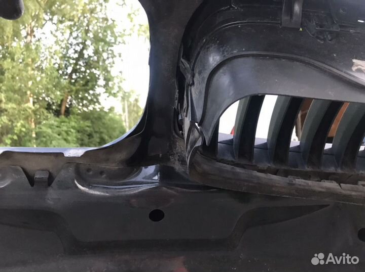 BMW X5 X6 e70 e71 капот с дефектом