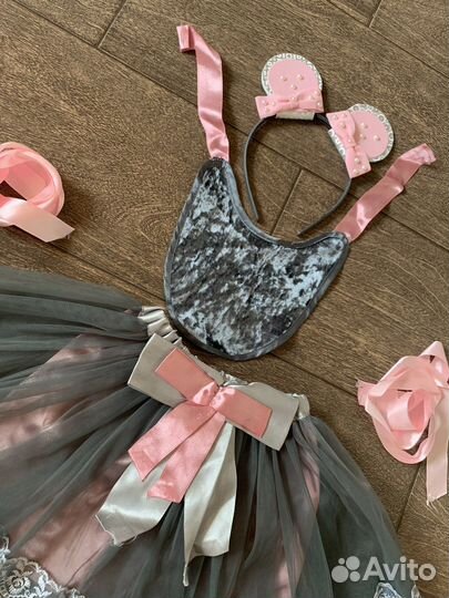 Костюм мышки для девочки, на утренник, новогодний