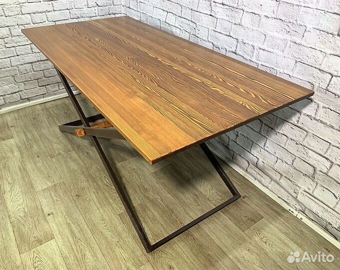 Стол складной из массива дерева