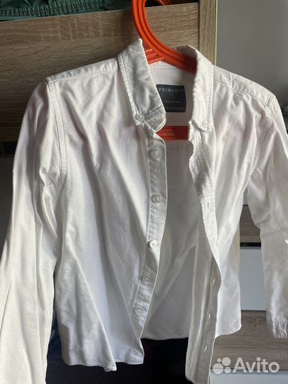 Рубашки Tommy Hilfiger,primark,mayoral 116,122