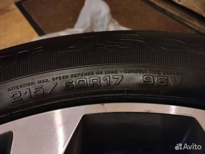 Комплект колёс Рено/Ниссан R17