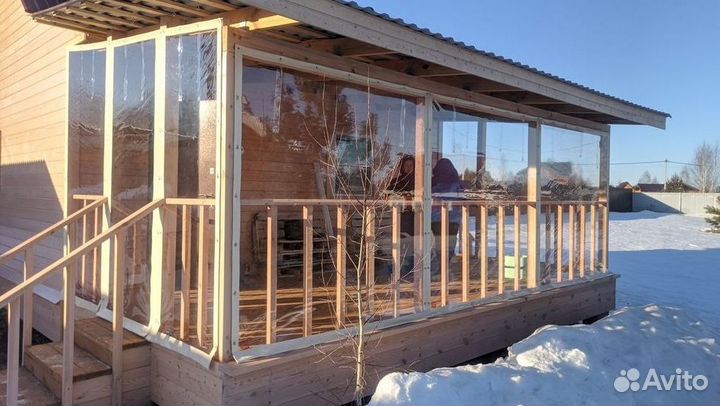 Мягкие окна для беседок