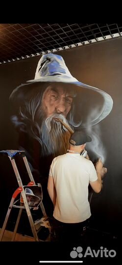 Художник, Граффити, Роспись стен, аэрография