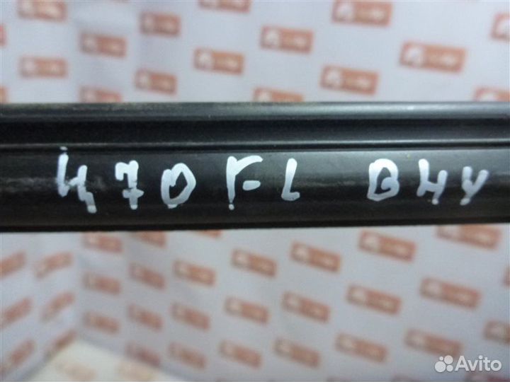 Уплотнитель стекла двери бархотка передний левый