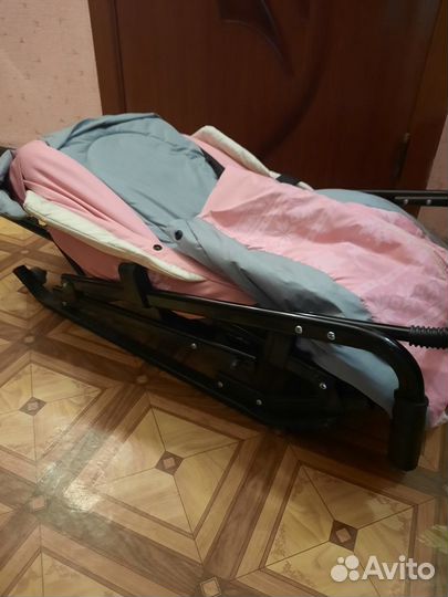 Детские санки коляска