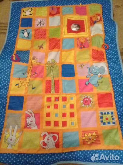 Плед/коврик развивающий 105*155