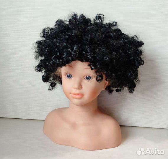 Парик с объемными гудрями. Афро волосы