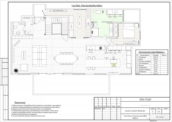 Чертежи. Документация для дизайн-проекта в Revit