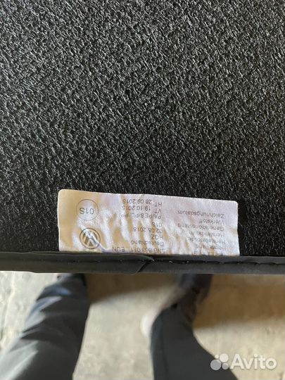 Коврики tiguan 2 (летние, ворсовые) оригинал