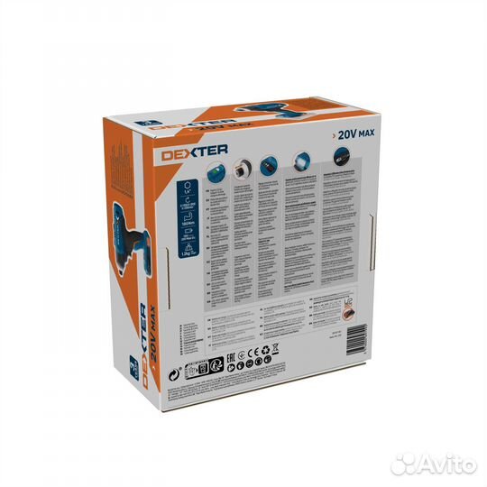 Шуруповерт аккумуляторный ударный 20vidv2-180.1, 2