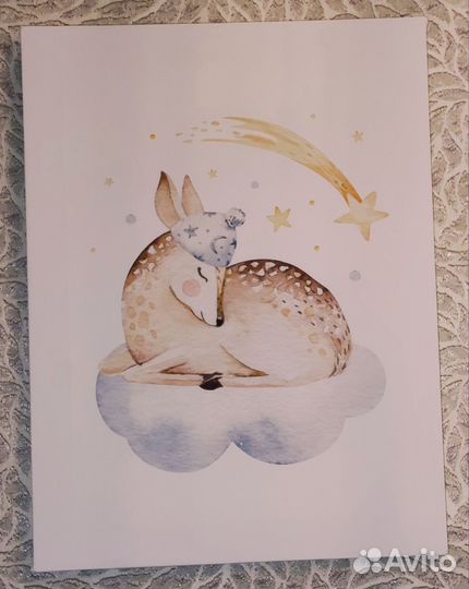 Комплект картин на холсте