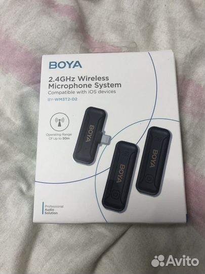 Радиосистема микрофоны boya BY-WM3T2-D2 Lightning