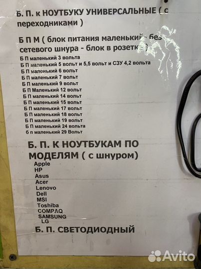 Блок питания для ноутбука