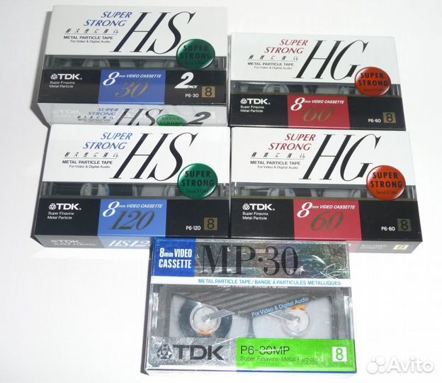 8mm видеокассеты