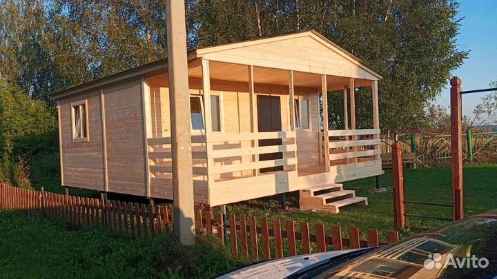 Каркасный дачный домик