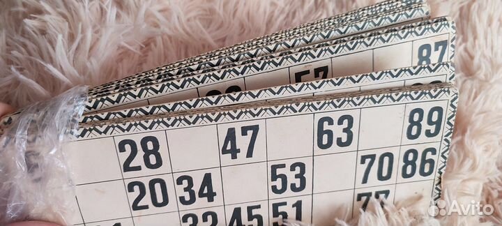 Русское лото СССР и красная сумка