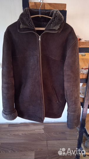 Дубленка натуральная мужская 50 размер