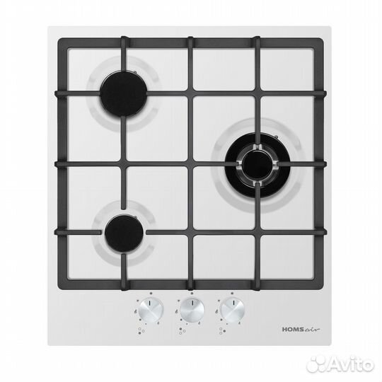 Газовая варочная панель homsair HGE433tgcwh Новая