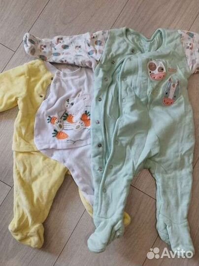 Детские вещи для новорожденных 2 пакета