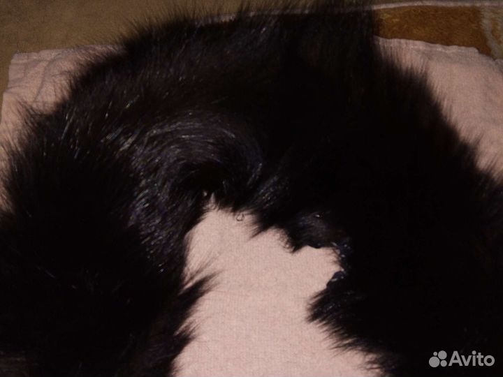 Опушка от шапки женской котелок