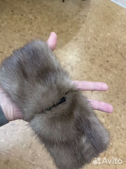 Норковая повязка на голову