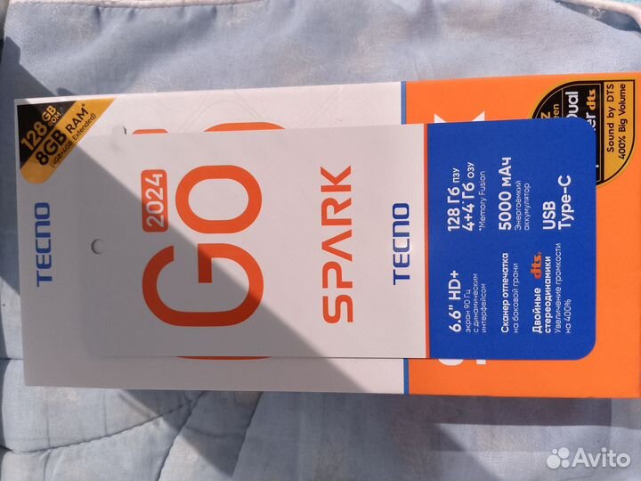 TECNO Spark Go 2024, 4/128 ГБ