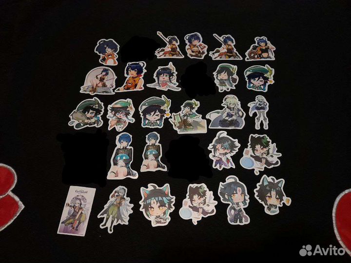 Наклейки по аниме