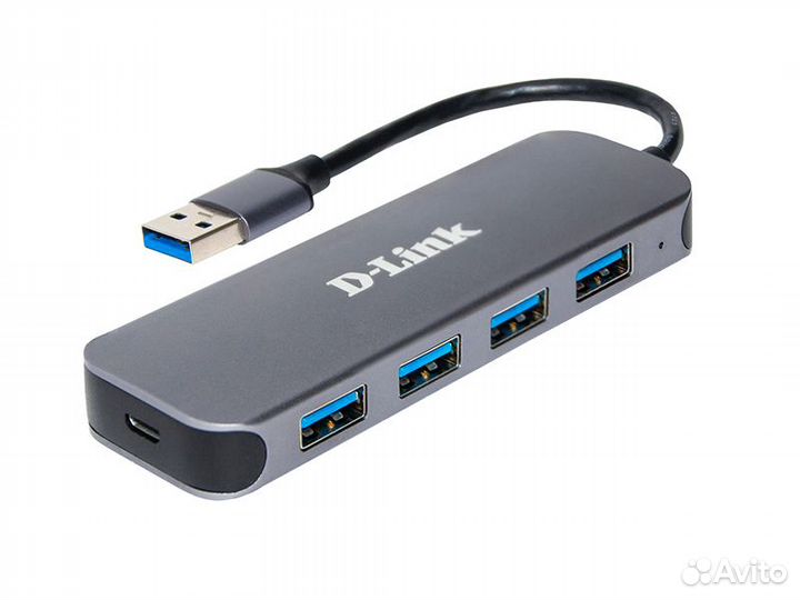 USB-концентратор D-Link 4 Port USB 3.0 Hub