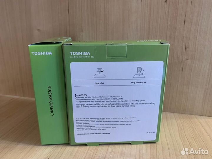Внешний жесткий диск Toshiba canvio basics 500 gb